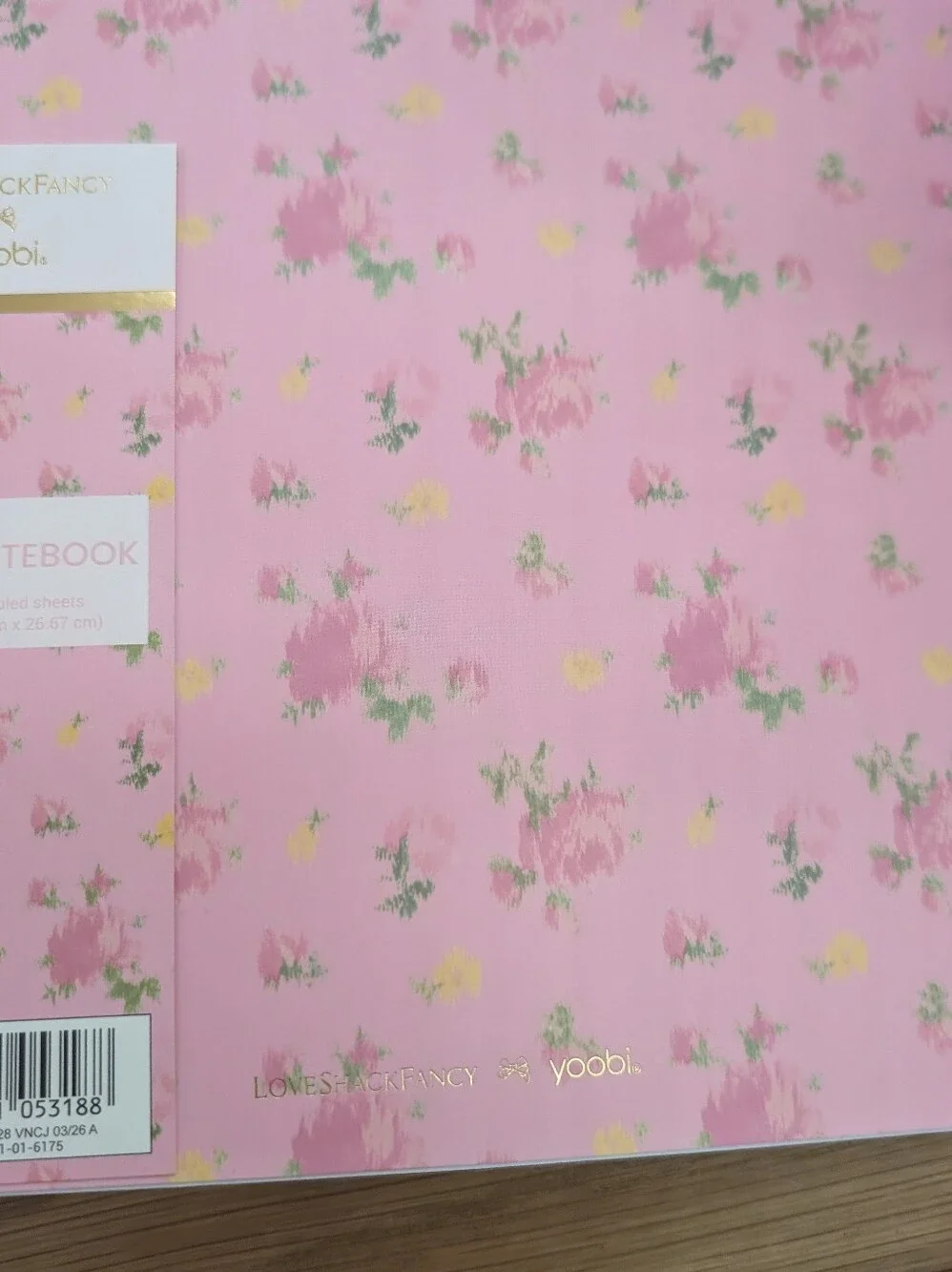 IN-HAND | LoveShackFancy x Target Yoobi Ikat Rose Spiral Notebook